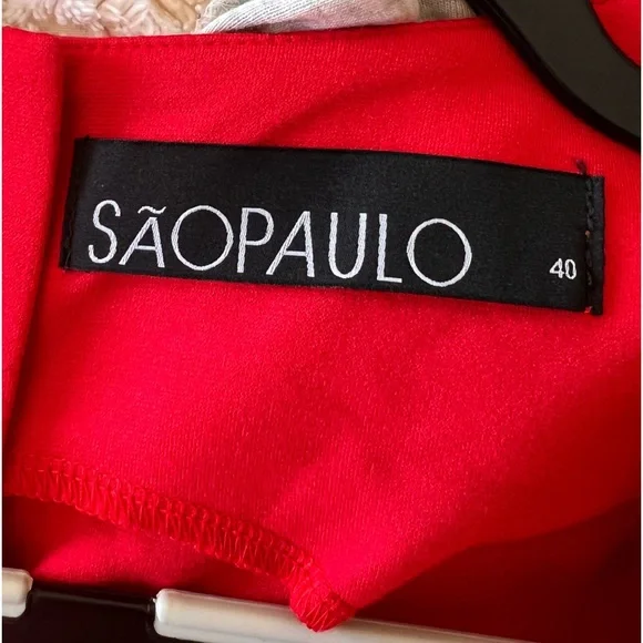 SAOPAULO Dress, size 12- Red coulor - Picture 5 of 6